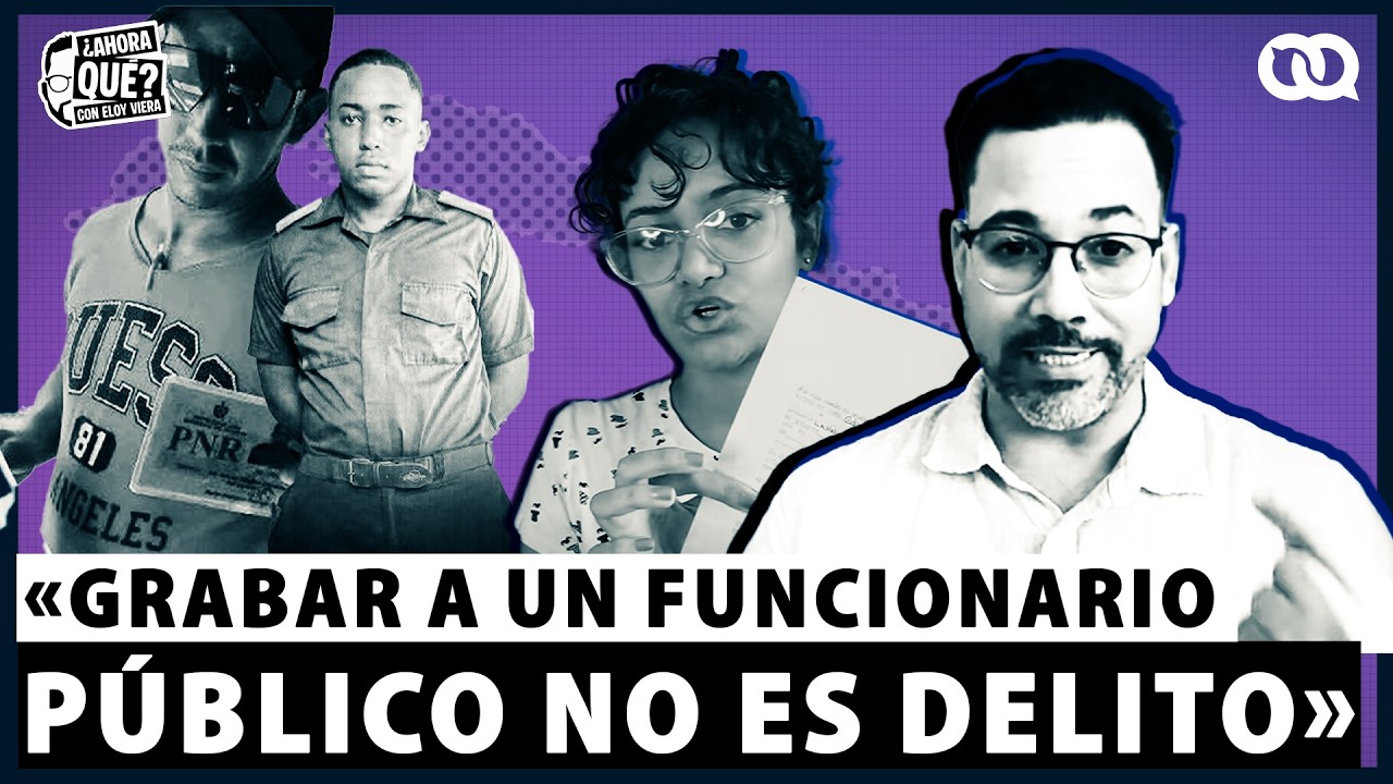 Grabar a un funcionario público no es delito.