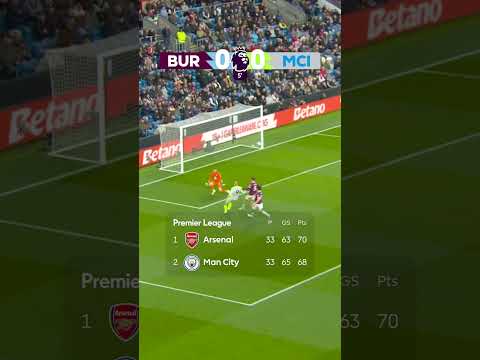 Haaland's Goal Which Moved Man City Above Arsenal In The Title Race 📈