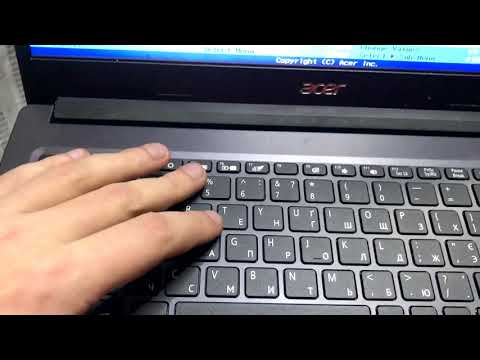 Как зайти и настроить BIOS ноутбука ACER Aspire 3 A315 для установки WINDOWS 7, 8, 10 с флешки.