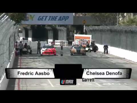 CHELSEA DENOFA vs FREDRIC AASBOI During Top 32 2012 Formula Drift Round 1 @ Long Beach California