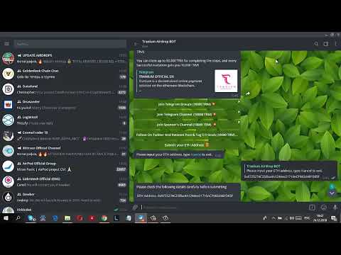 Жирный дроп через телеграмм бот. Получаем монету TRM