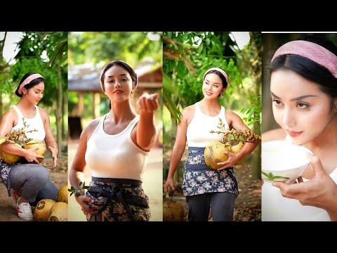 Hunaonao Asian Muscle lady Insta Reels Viral ||