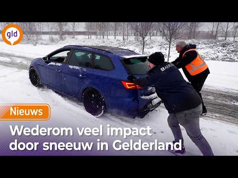 Gelderland beleeft WEDEROM een WINTERSE dag