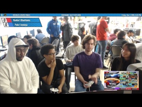 CSB 48 - Blacktwins + Rookie vs Poke + Iceninja - SSB4 Doubles LF
