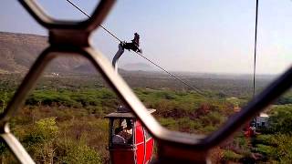 Rope Way at Sharda Devi mandir (Temple) Maihar Madhya pradesh India Year 2013 #askdushyant