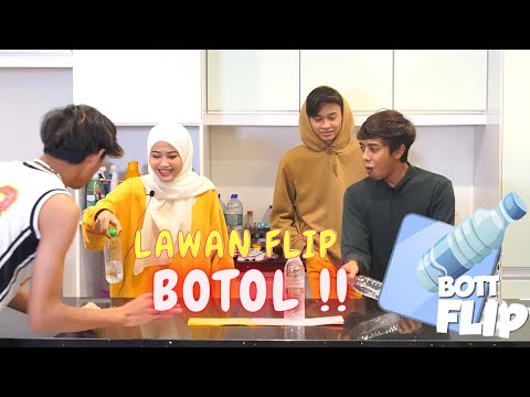 AMIR KALAH DENGAN RAHIM !! - CHALLENGE FLIP BOTOL !