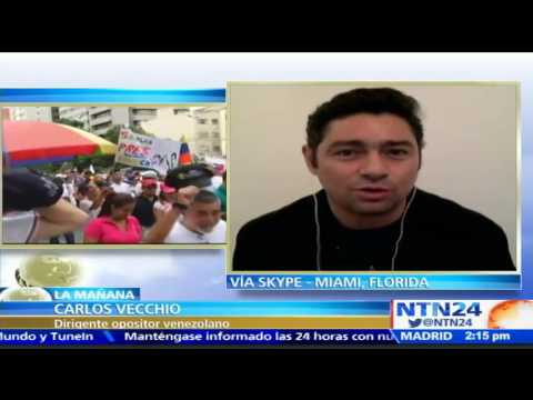 “El Gobierno está jugando con la paz en Venezuela” opositor Carlos Vecchio