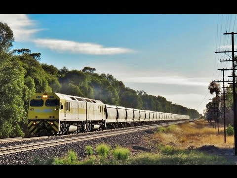 Qube Grain Train - Glenrowan, Victoria
