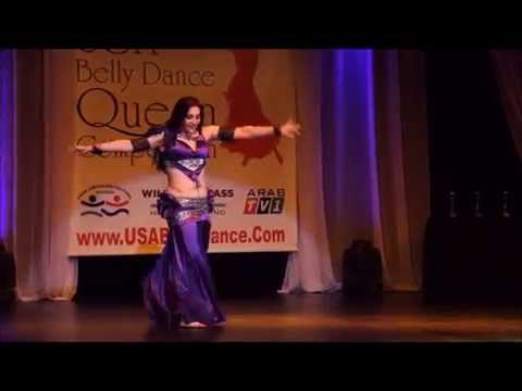 USA BELLYDANCE QUEEN COMPETITION 2015 -  Lynette Semi Final Improvisation