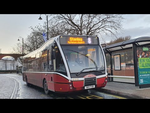 SPEEDFUL VERSA: Route 8 | NK11FXB/8319 - Go North East: Optare Versa V1110
