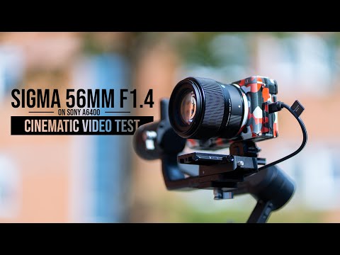 SIGMA 56mm f1.4 Cinematic Video Test on SONY A6400 (2023)