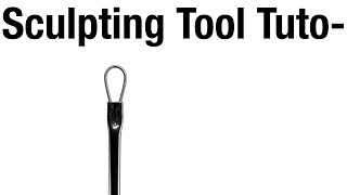 HOW to make one of my FAVORITE SCULPTING TOOLS!! TUTORIAL