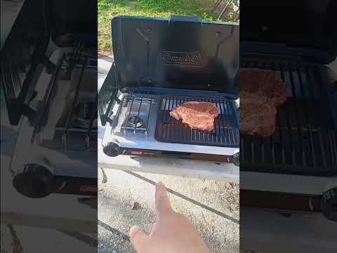 The Best Compact Travel Grill For Camping and Tailgating  ( It's a Coleman) #camping #campinggear