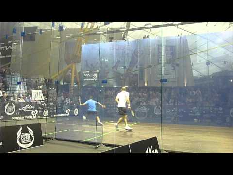 British Open 2012 Squash - Semi Finals - Peter Barker vs Nick Matthew