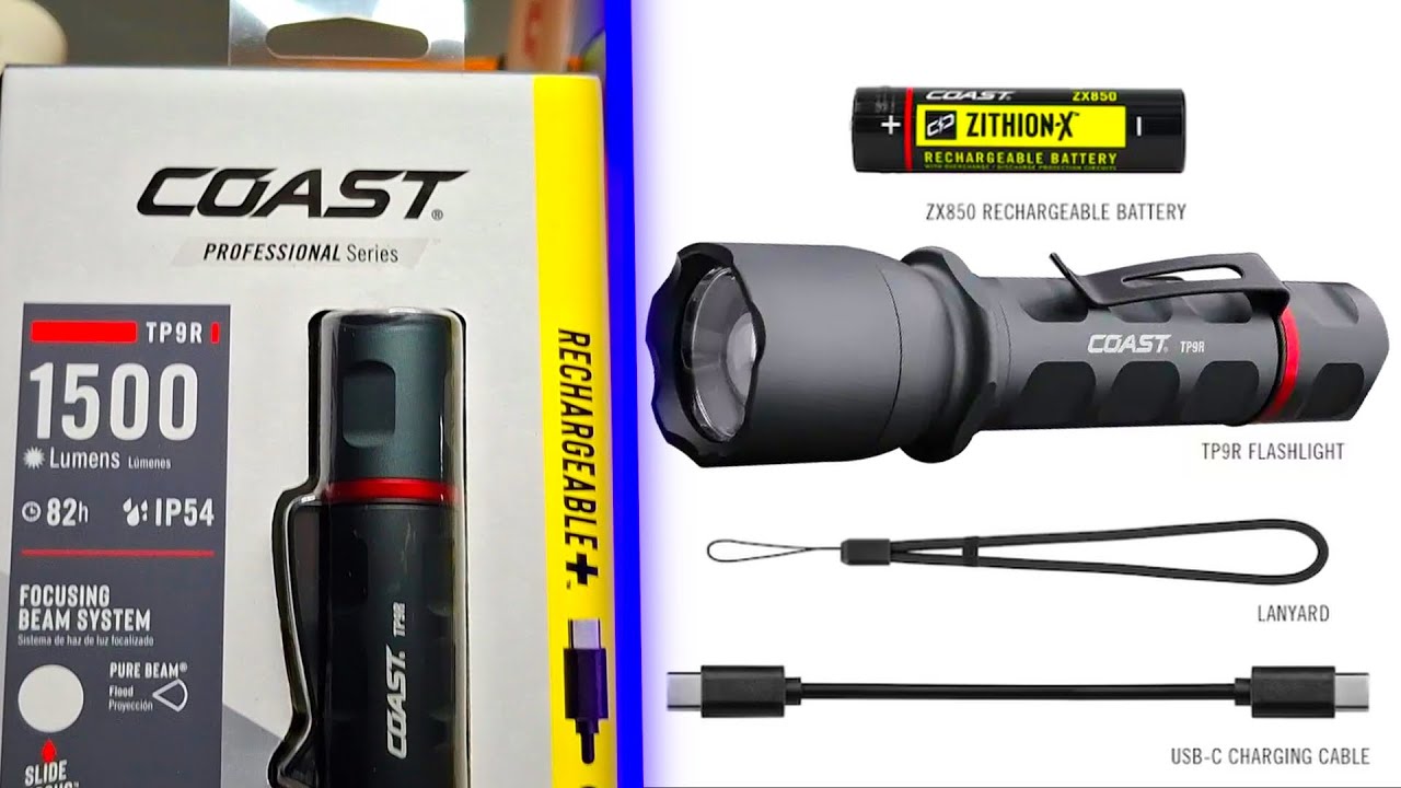 Coast TP9R 1500 Flashlight Review | Using It as a Helmet-Mounted MTB/Cycling Light