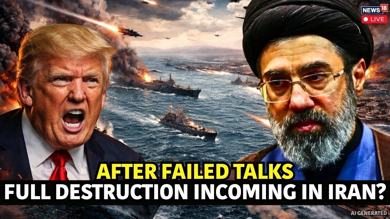 LIVE | FAILED TALKS: Trump Orders Hormuz Blockade! Full Scale War Incoming in Iran? | CNN News18