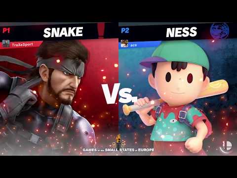 Small States of Europe: TraX (Snake, Ganondorf) vs Ace (Ness) - Losers Quarters