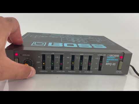 Boss RPQ-10 Micro Rack Series Preamp / Parametric EQ 1985 - 1990 - Black image 6