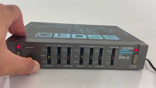 Video thumbnail for BOSS RPQ-10 Preamp Parametric EQ Micro Rack Guitar Effects by Amplified Acoustics