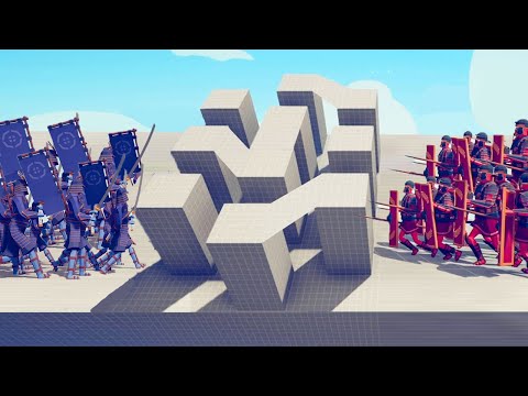 This TABS - Epic Battle 50 vs 50 Elite MELEE UNITS labyrinth