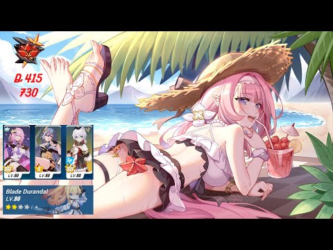 [Honkai Impact 3] Exalted Abyss - Redlotus D415 - Couatl - MPE (SSS) HoS (S0) SA (SSS) - 730