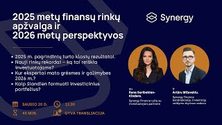 2026 m. akcijų rinkos perspektyvos, Artūras Milevskis |2025 Q4 fin. rinkų apžvalga ir 2026 prognozės