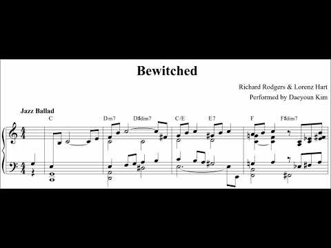 [Ballad Jazz Piano] Bewitched (sheet music)