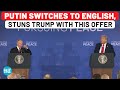 Putin Makes Trump Laugh As He Suddenly Switches To English At Alaska Press Conference Next Time