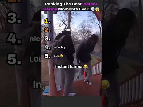 Ranking The Best Instant Karma Moments Ever! 💀😱 #fail #ranking #funny #viral #shorts#fyp#karma