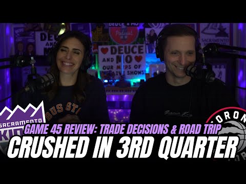 Kings CRUSHED in 3rd vs. Toronto | Trade Decisions & Road Trip | Kings-Raptors REVIEW