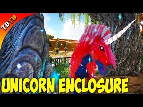 Ark Unicorn ZOO Enclosure! Therizinosaurus Mutations! Ark Ragnarok Mutation Zoo