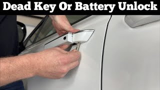 2022 - 2023 Kia Carnival - How To Unlock & Open With Dead Battery Or Remote Key Fob