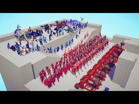 ALL RANGED UNITS 100x vs ⚔️ 100x EVERY TEAM TOURNAMENT / Totally Accurate Battle Simulator ( TABS )