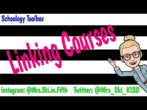 How to Link Courses in Schoology