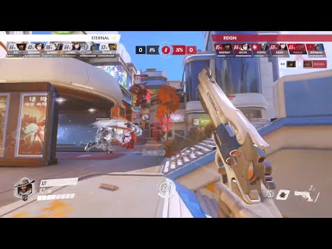 XZI POV MCCREE | Paris Eternal vs. Atlanta Reign | Best Moments McCree Gameplay