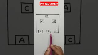 connect abc without crossing lines | connect abc without crossing lines answer #shorts #connectabc