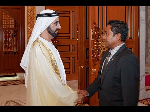 His Highness Sheikh Mohammed bin Rashid Al Maktoum-News-Mohammed bin Rashid receives President of Maldives
