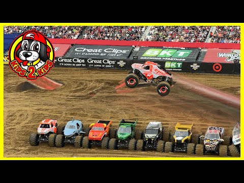 TOP 5 Monster Jam WORLD FINALS 2023 NASHVILLE: Racing, Freestyle & High Jump - ft ThunderROARus DROP