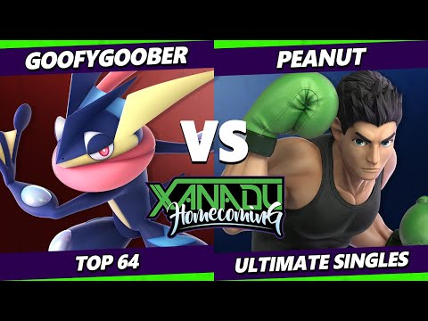Homecoming 500 - GoofyGoober (Greninja) Vs. Peanut (Little Mac) Smash Ultimate - SSBU