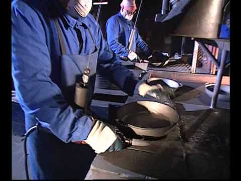 The making of Le Creuset cast iron cookware