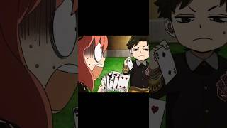 Anya Forger Playing Cards with Damian Desmond cute and funny edit - Spy x Family Season 2 Episode 4
