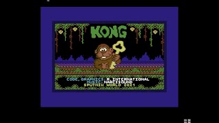 COMMODORE 64 =+ KONG += NEW GAME 2021
