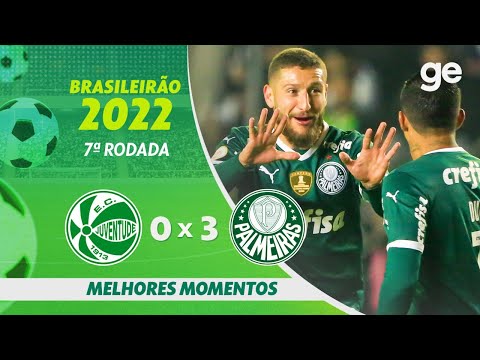Juventude 0 x 3 Palmeiras - Brasileirão 2022!