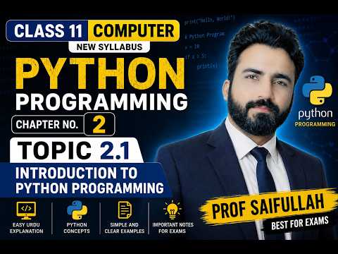2 1 Introduction To Python Programming Class 11 Computer New Syllabus Chapter 2python Programming