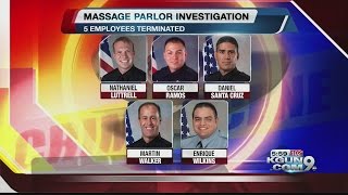 Four Tucson police officers, one employee terminated following massage parlor investigation