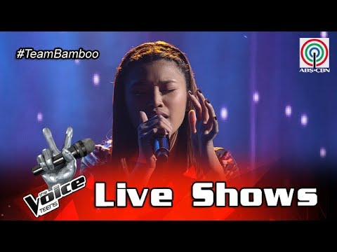 The Voice Teens Philippines Live Show: Queenie Ugdiman - Itanong Mo Sa Mga Bata