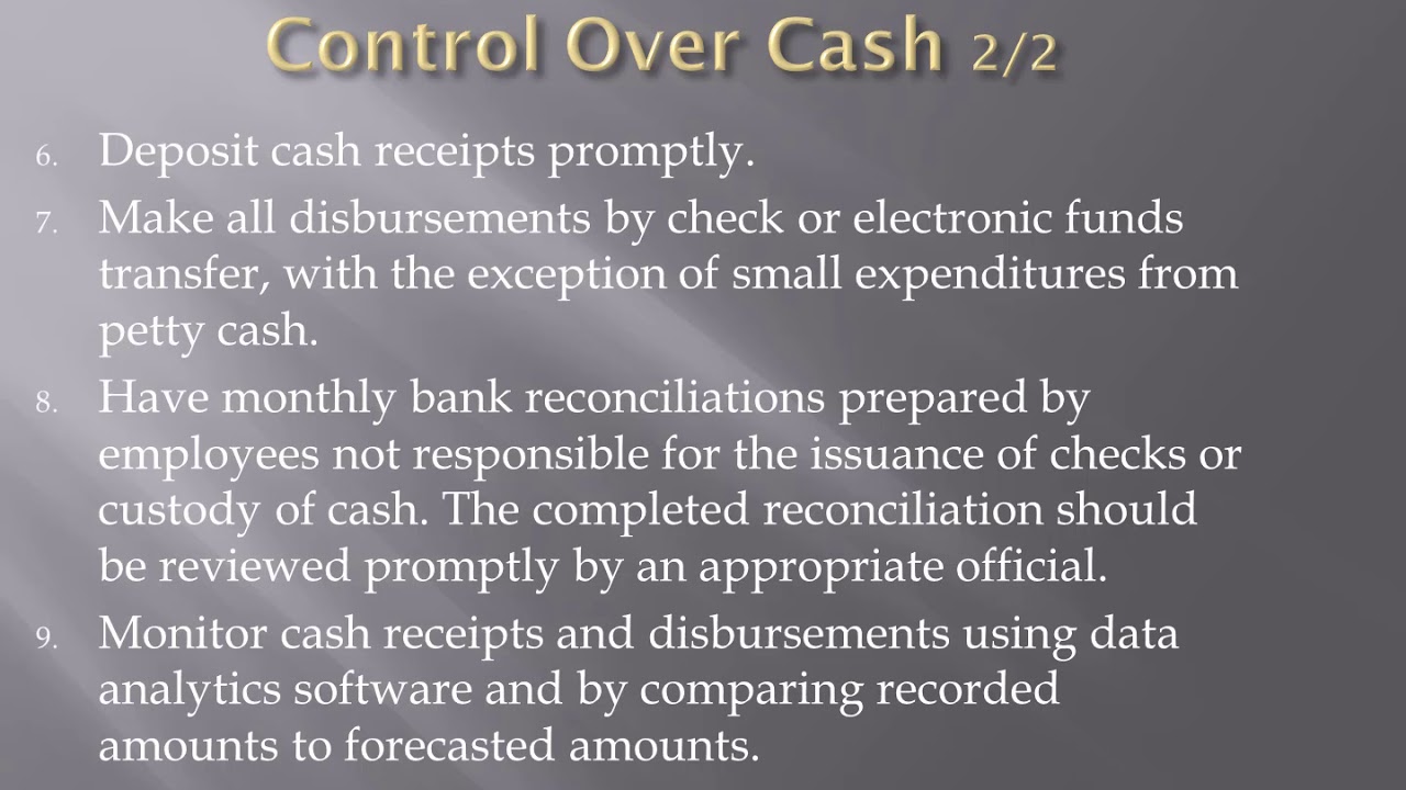chapter 10 Cash and Financial investments