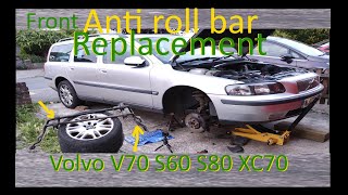 Volvo V70 S60 S80 XC70 Front anti roll bar replacement