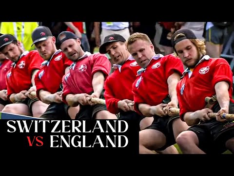 Must Watch! Switzerland 🇨🇭 vs England 🇬🇧 Tug of War – World Games Final Clash 🔥