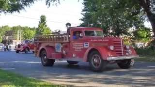 preview picture of video 'Engine 260 Fire Truck Parade(Take 1)-Milford,Ct. 9-7-2013 (At Kmart)'
